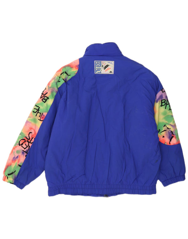 Jaqueta de esqui Kappa Boys Graphic Relaxed Fit 15-16 anos Azul Colourblock