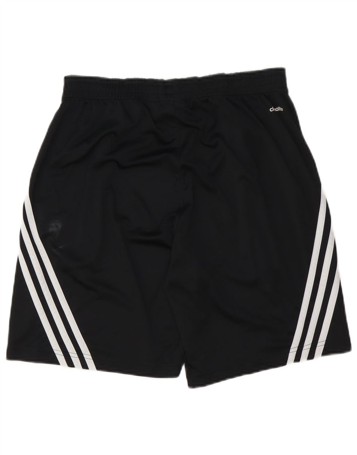 Męskie spodenki sportowe Adidas Climalite, średni czarny poliester