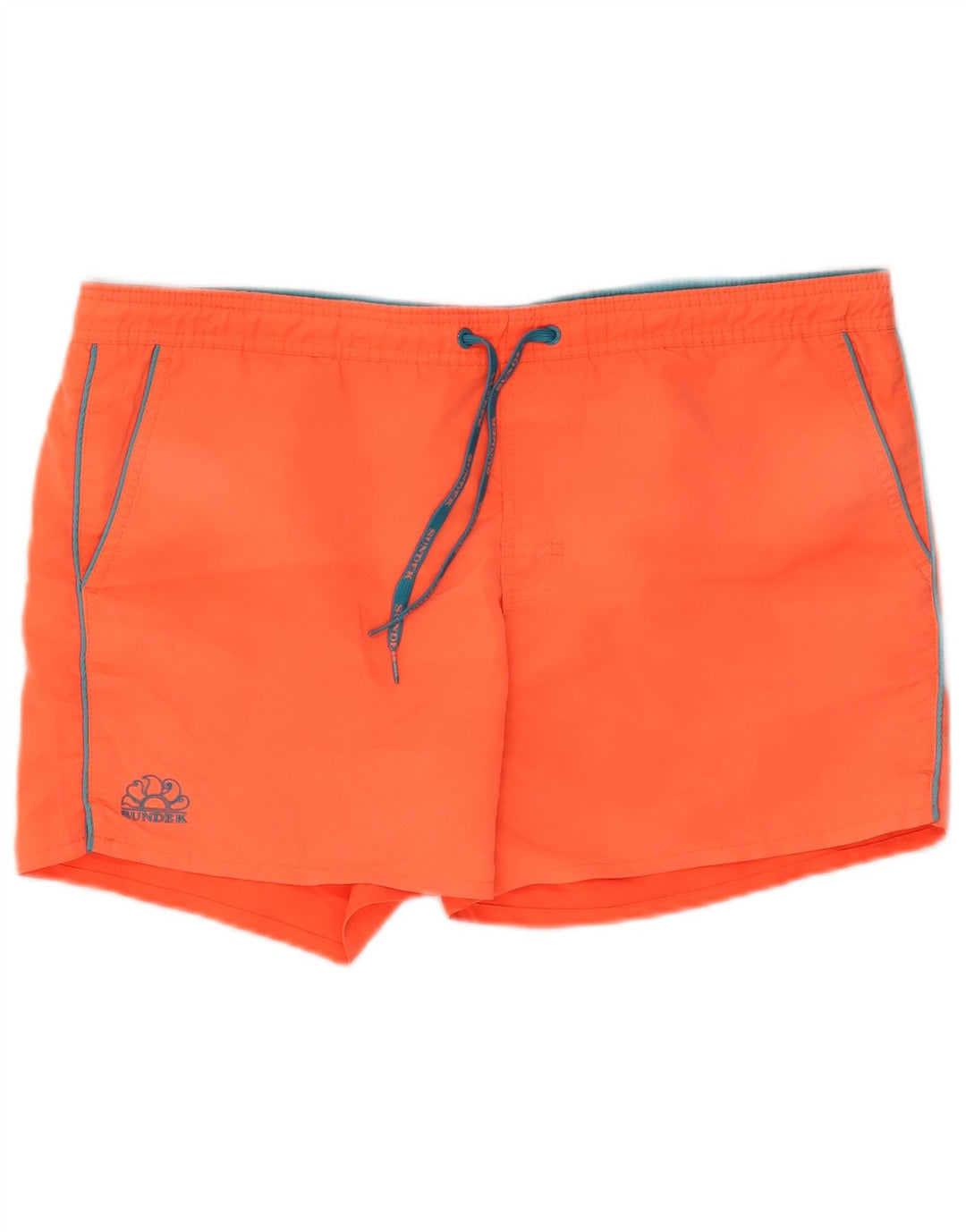 Sundek Mens Swimming Shorts XL Orange Polyester
