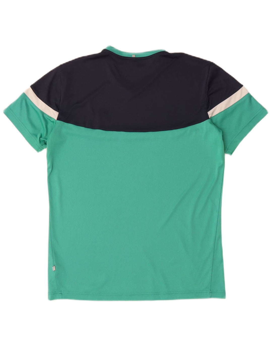 T-shirt męski Fila Top IT 50 Średni turkusowy poliester z blokami kolorów