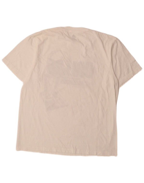 Adidas Mens Dallas Graphic T-Shirt Top XL White Cotton