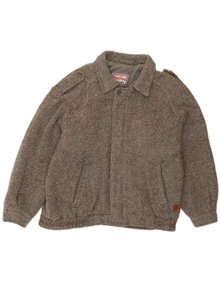 Faciba Herre Military Jacket IT 50 Large Grå Flecked