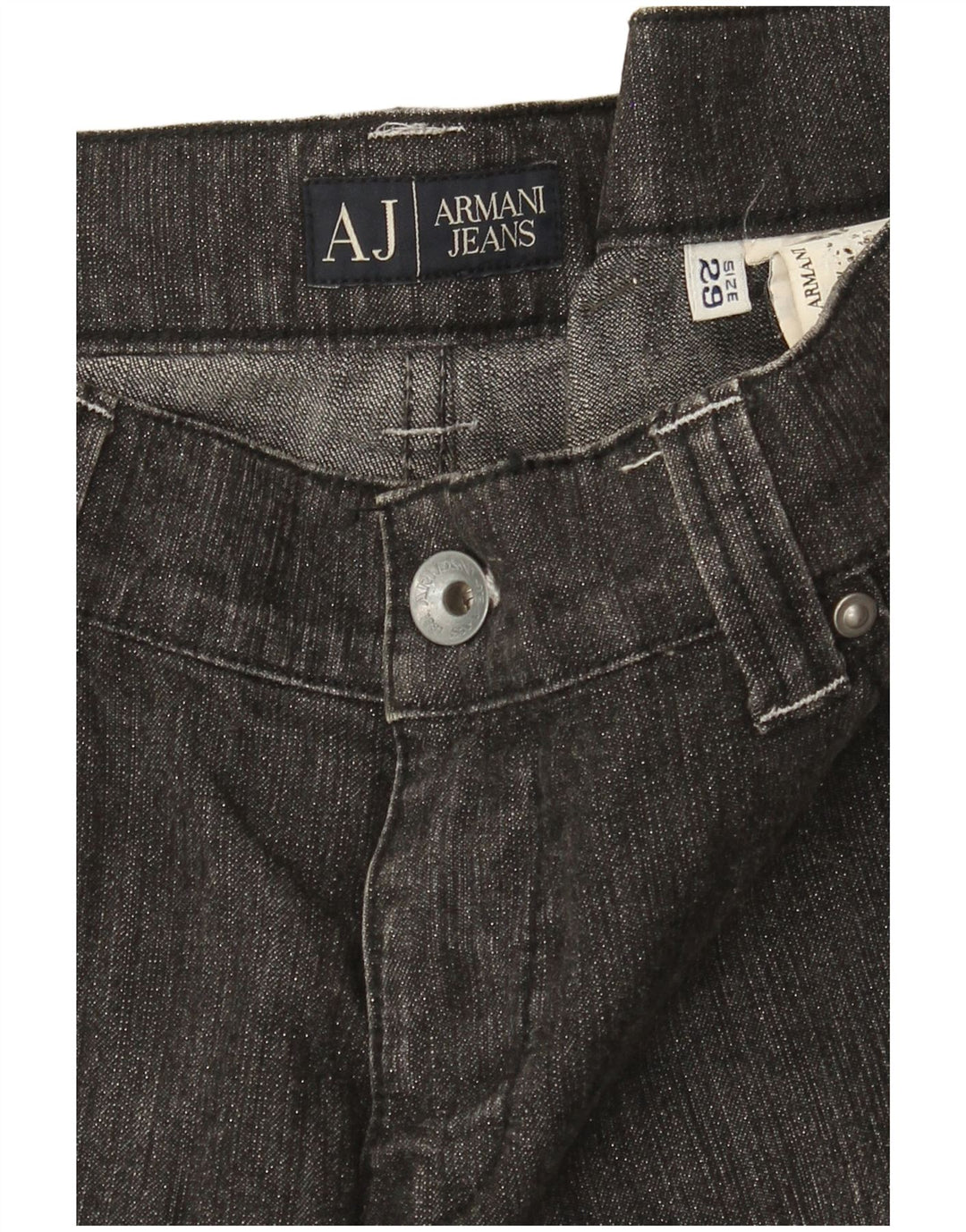 Armani Womens Straight Jeans W29 L28 Grey