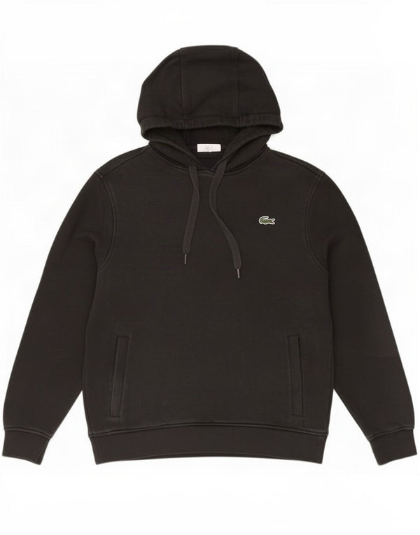 Lacoste muška majica s kapuljačom Veličina 4 srednje crni pamuk