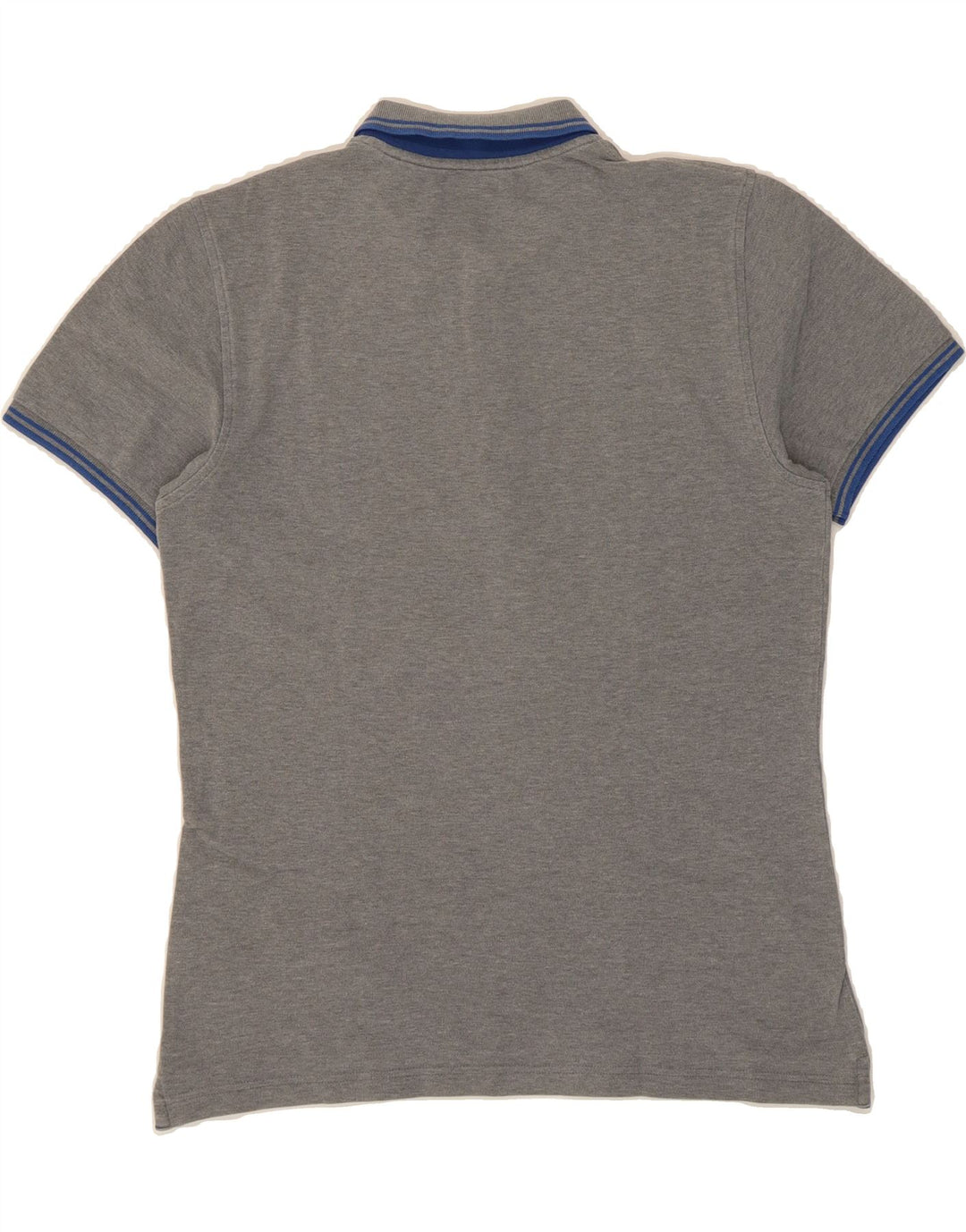 FAY Womens Polo Shirt UK 14 Medium Grey Cotton Vintage Fay and Second-Hand Fay from Messina Hembry 