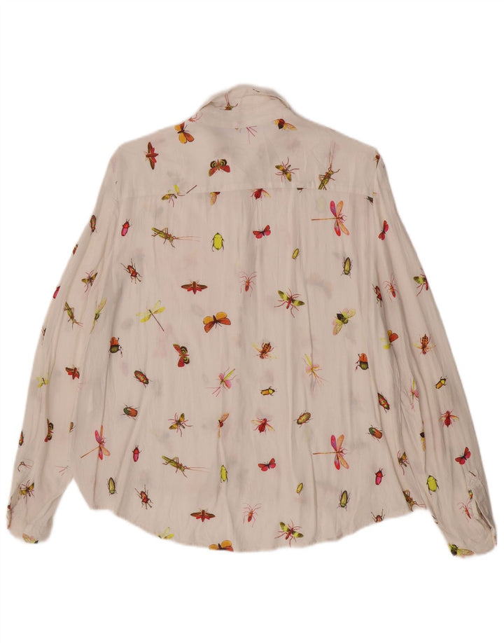 Zara skjortebluse til kvinder UK 16 Large White