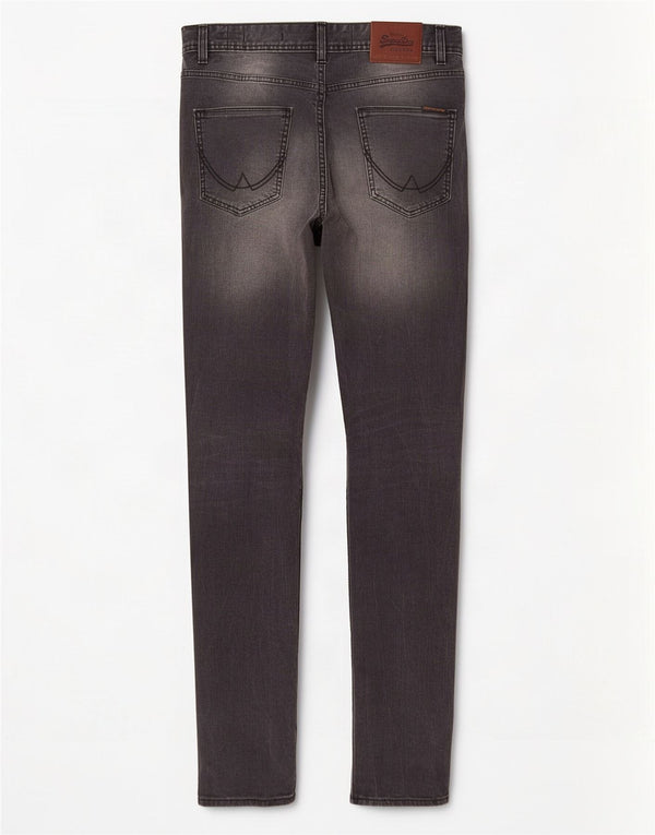 Superdry Mens Super Skinny Jeans W32 L32 szürke pamut