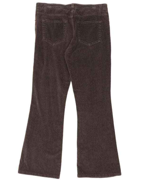 Pantaloni Calvin Klein pentru femei Flare velur US 8 Medium W32 L30 bumbac gri