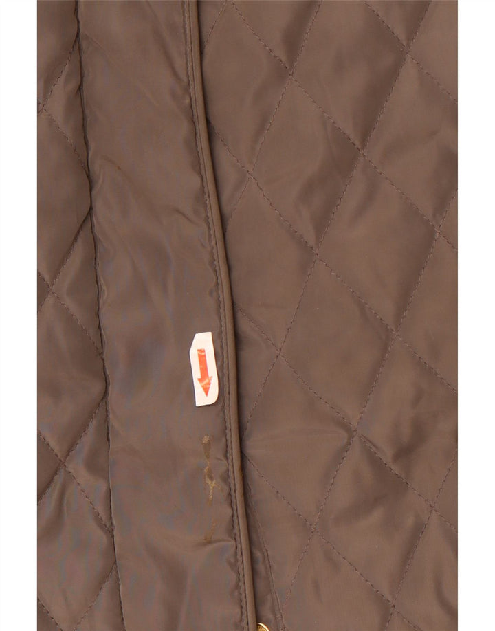 Michael Kors Damen Steppjacke UK 18 XL Braun Polyester