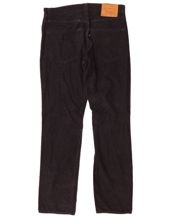 Levi's Mens 511 Slim Corduroy Παντελόνι W30 L30 Μαύρο βαμβακερό