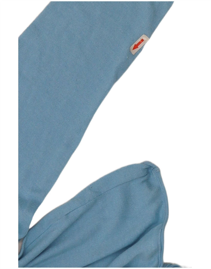Zara Mens Crew Neck Jumper Sweater Large Blue