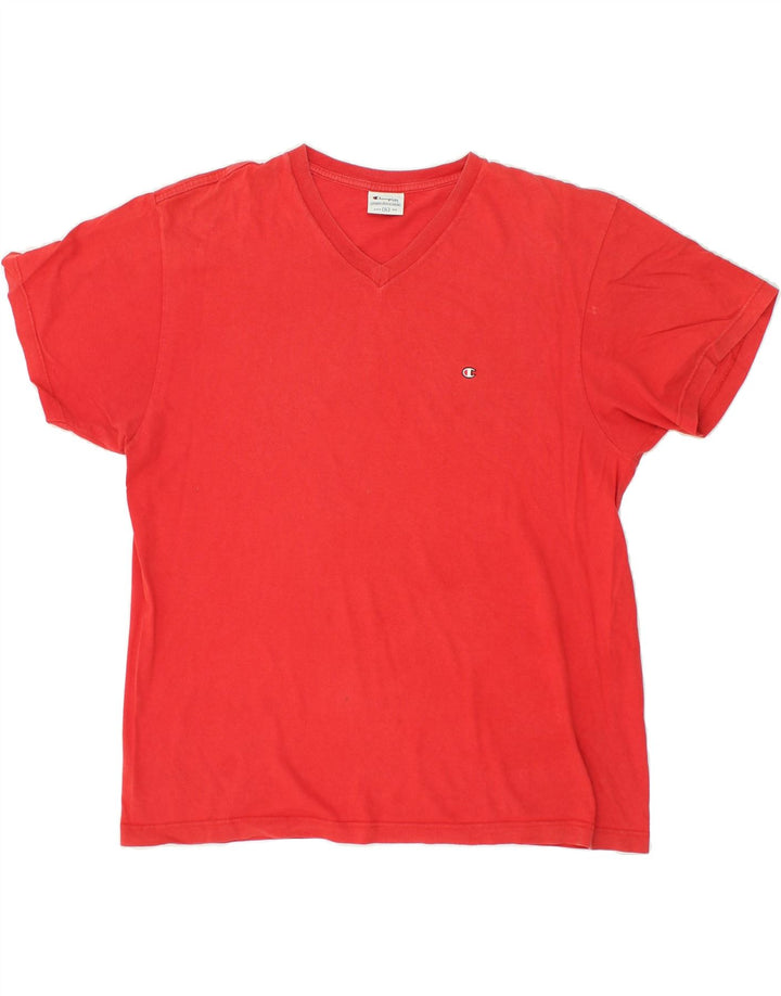 CHAMPION Mens T-Shirt Top XL Red Cotton Vintage Champion and Second-Hand Champion from Messina Hembry 