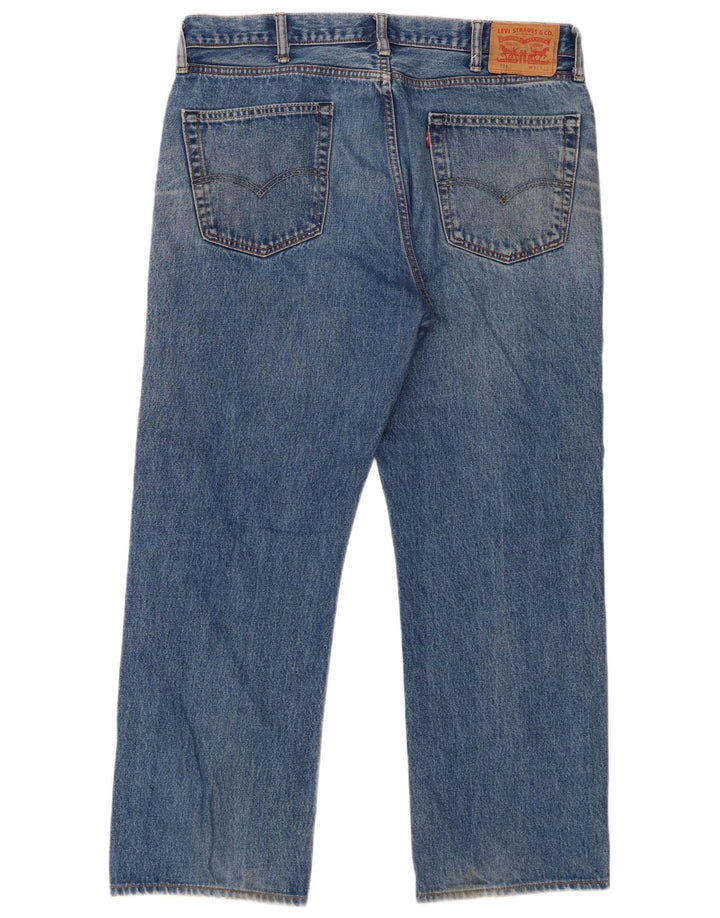 Levi's Mens 751 Straight Jeans W36 L29 Blue Cotton