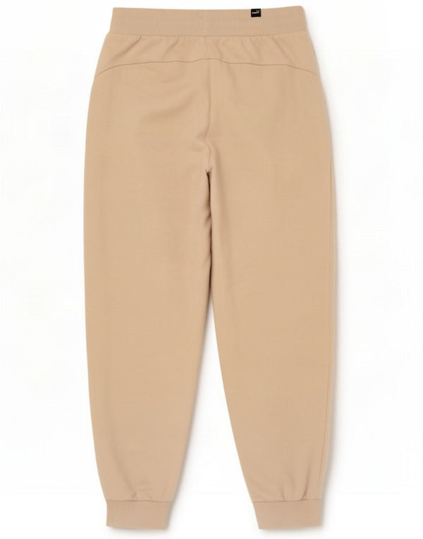 Puma Pantaloni tuta da donna Joggers UK 12 Medium Beige Cotton