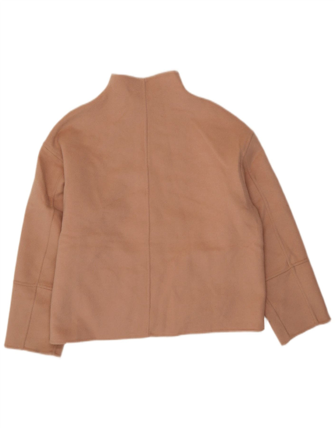 Zara Damen Bomberjacke UK 14 Mittelorange Wolle