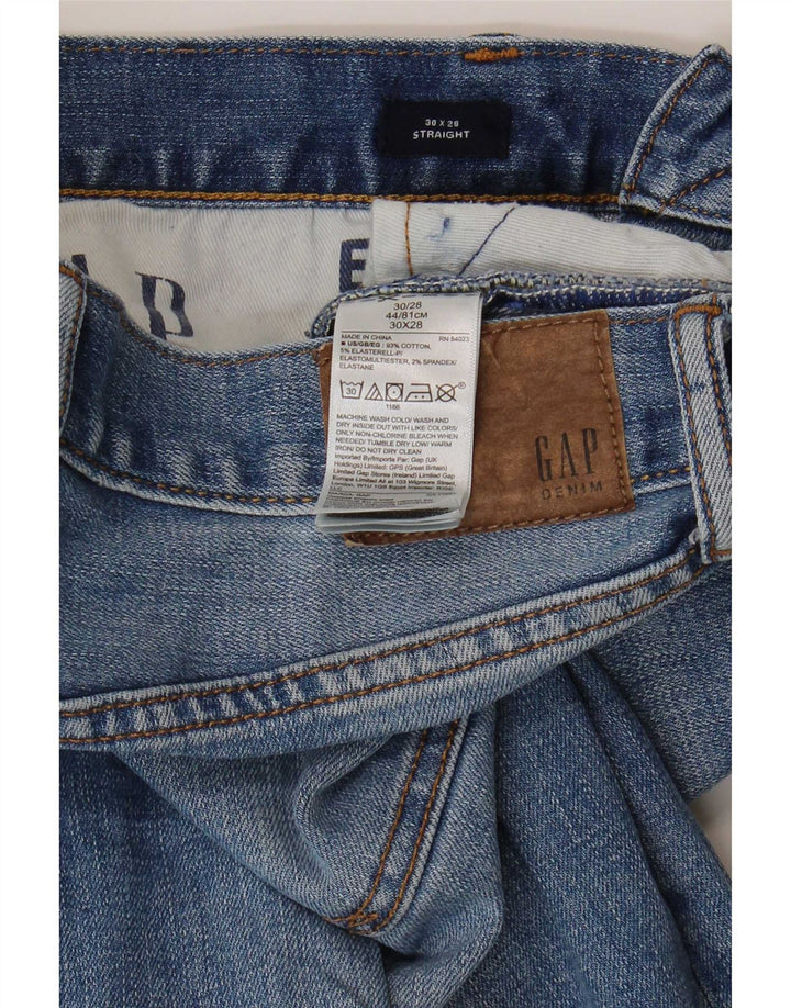 Jeans dritti da uomo Gap W30 L28 cotone blu