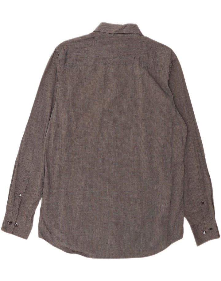 CALVIN KLEIN Herre Modern Fit skjorte Medium Grey Bomuld