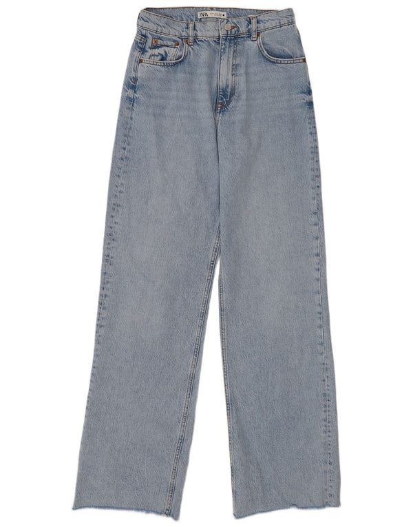 Zara Womens High Waist Jeans EU 38 Small W28 L33 Blue Cotton 90s