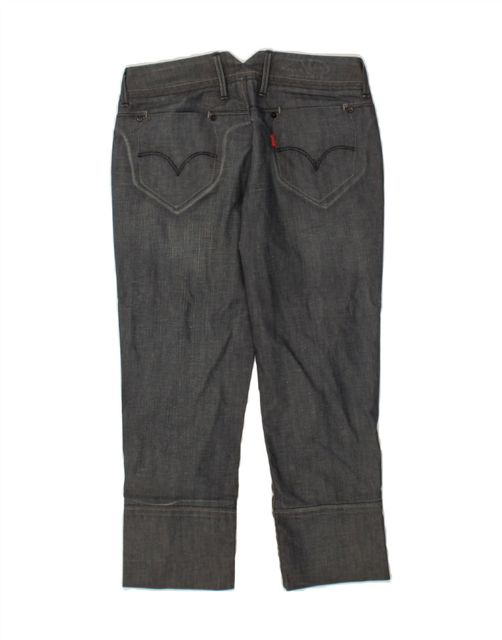 LEVI'S Womens Straight Capri Trousers W29 L22 Grey Vintage Levi's and Second-Hand Levi's from Messina Hembry 