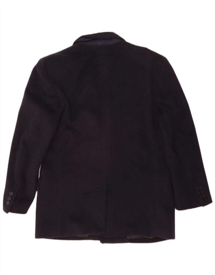 San Remo Mens Blazer Jacket UK 36 Small Navy Blue Wool