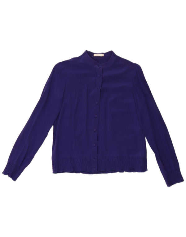 Lazzari Womens Shirt Blouse UK 8 Small Purple