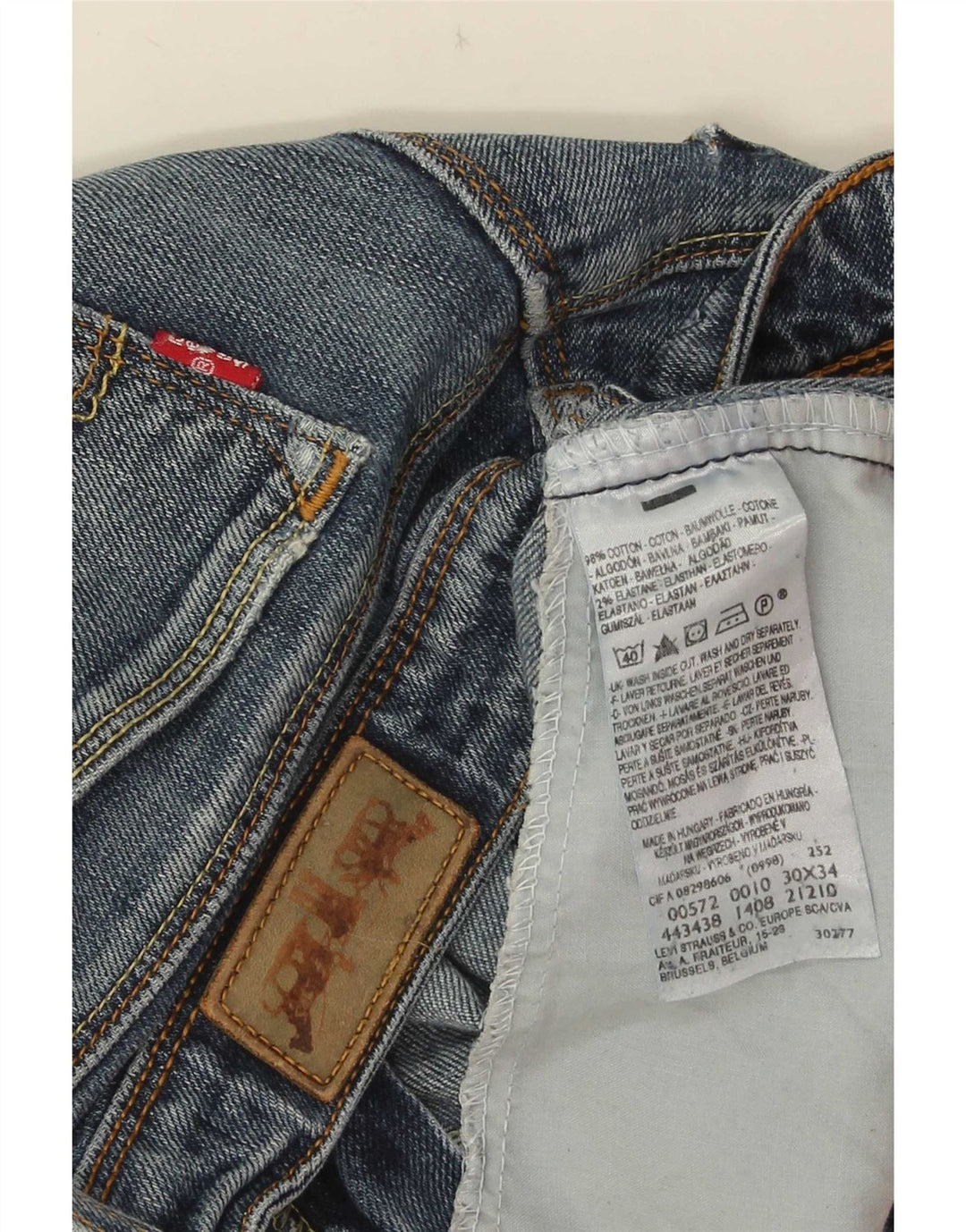 Jeans Levi's 572 Bootcut da donna W30 L29 in cotone blu