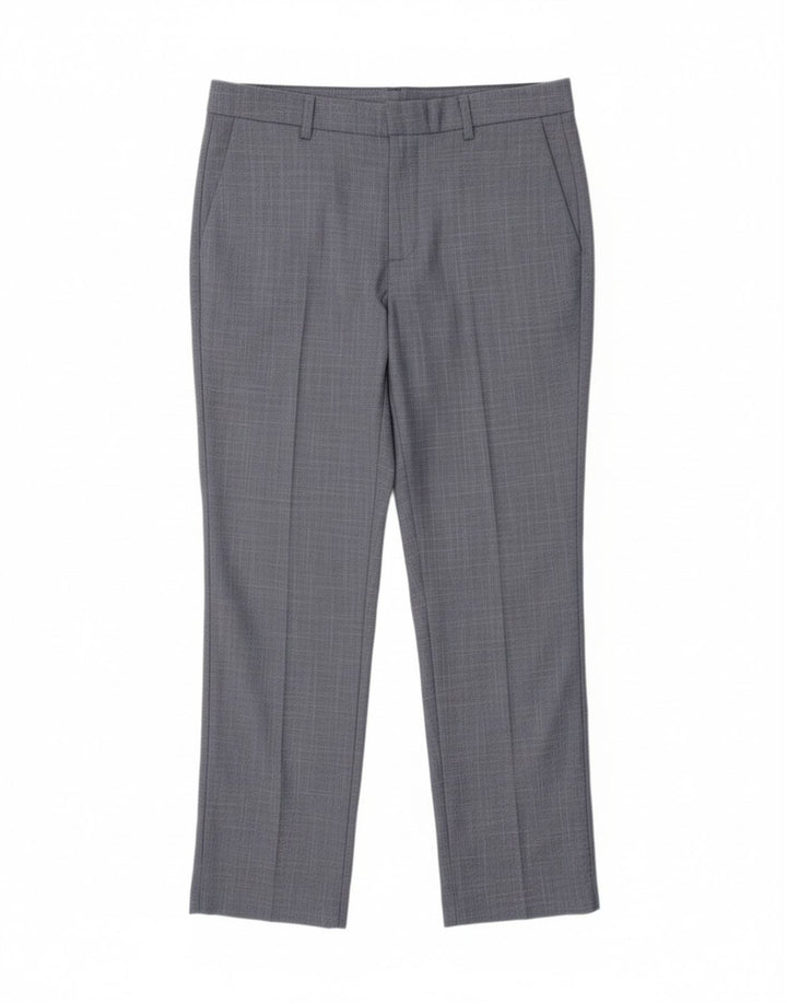 ZARA Womens Slim Suit Trousers EU 40 Medium W30 L26 Blue Polyester Vintage Zara and Second-Hand Zara from Messina Hembry 