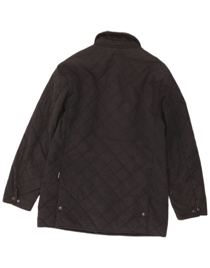 Barbour Mens Quilted Jacket UK 38 Medium Black