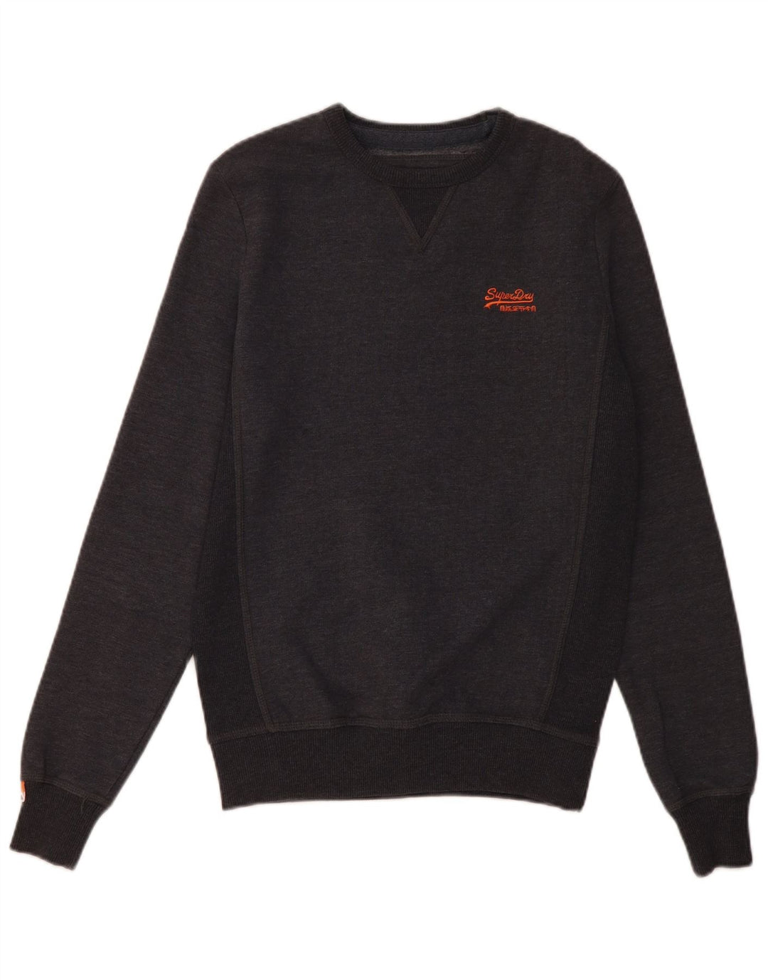 SUPERDRY Mens Sweatshirt Jumper Small Grey Cotton