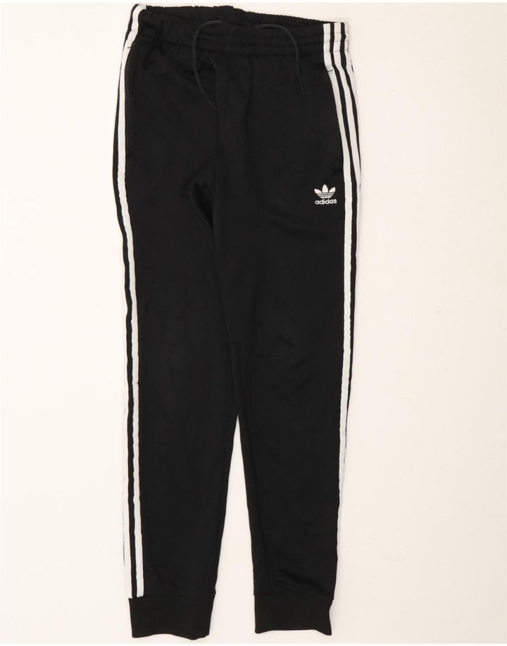 ADIDAS Mens Tracksuit Trousers Joggers Small  Black Polyester Vintage Adidas and Second-Hand Adidas from Messina Hembry 