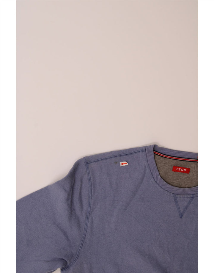 IZOD Mens Sweatshirt Jumper Large Blue Cotton Vintage Izod and Second-Hand Izod from Messina Hembry 