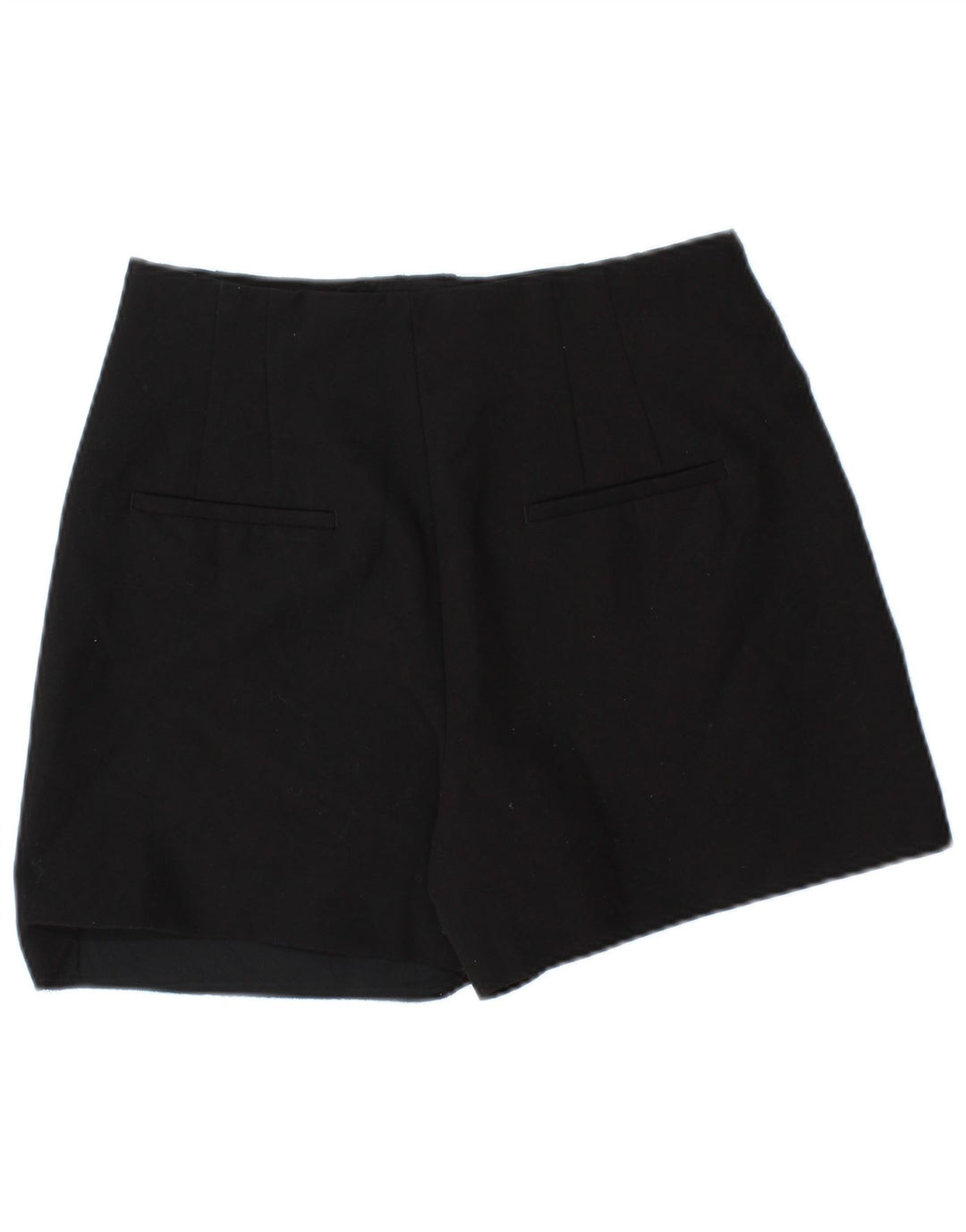 Zara Womens Chino Shorts Medium W28 Black Polyester