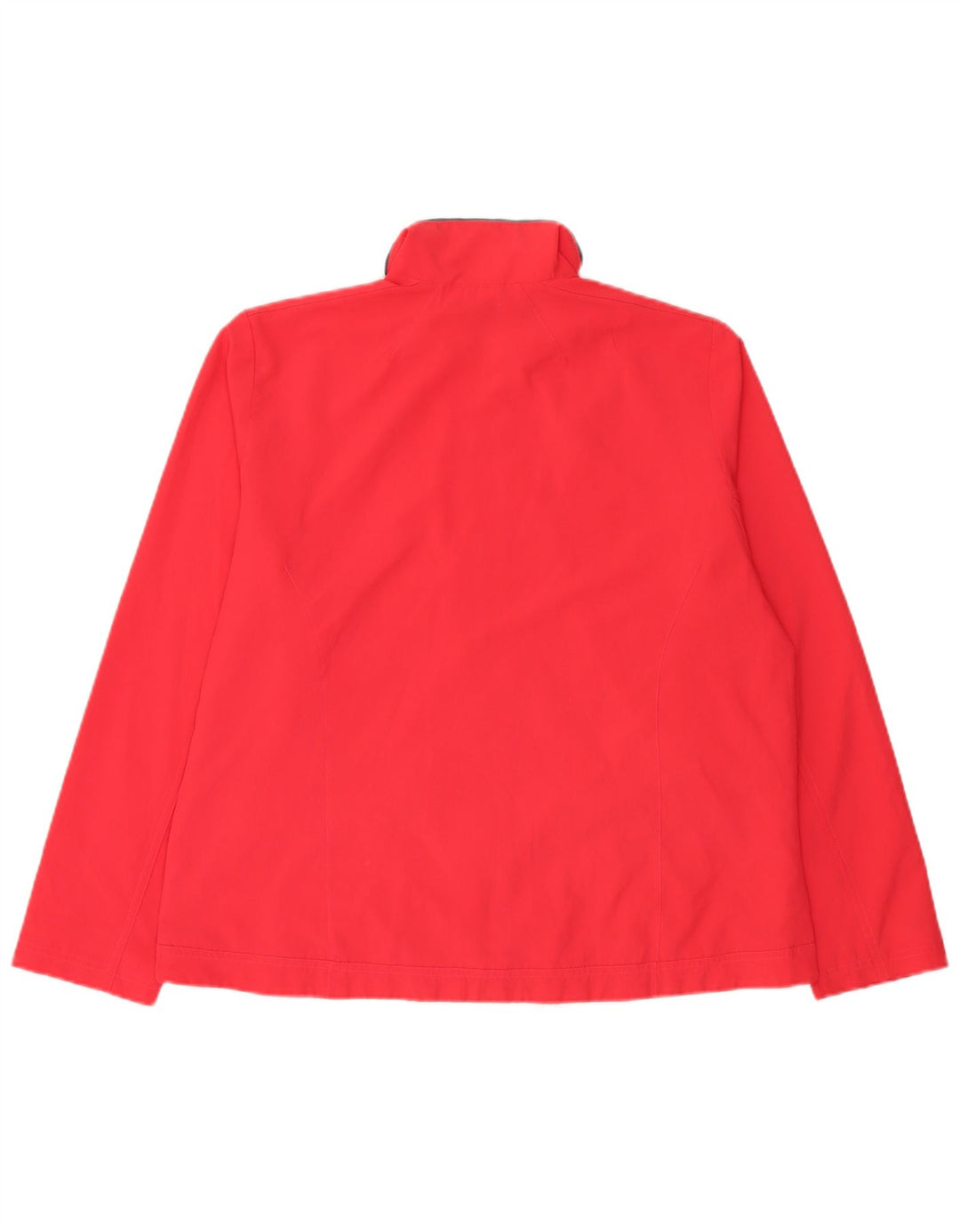 Adidas Womens Tracksuit Top Jacket UK 22 XL  Red Polyester