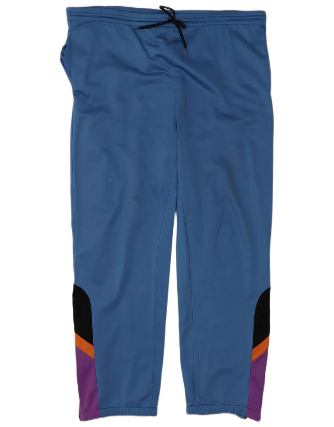Reebok Pantalon De Survêtement Homme Large Bleu Colorblock Polyester