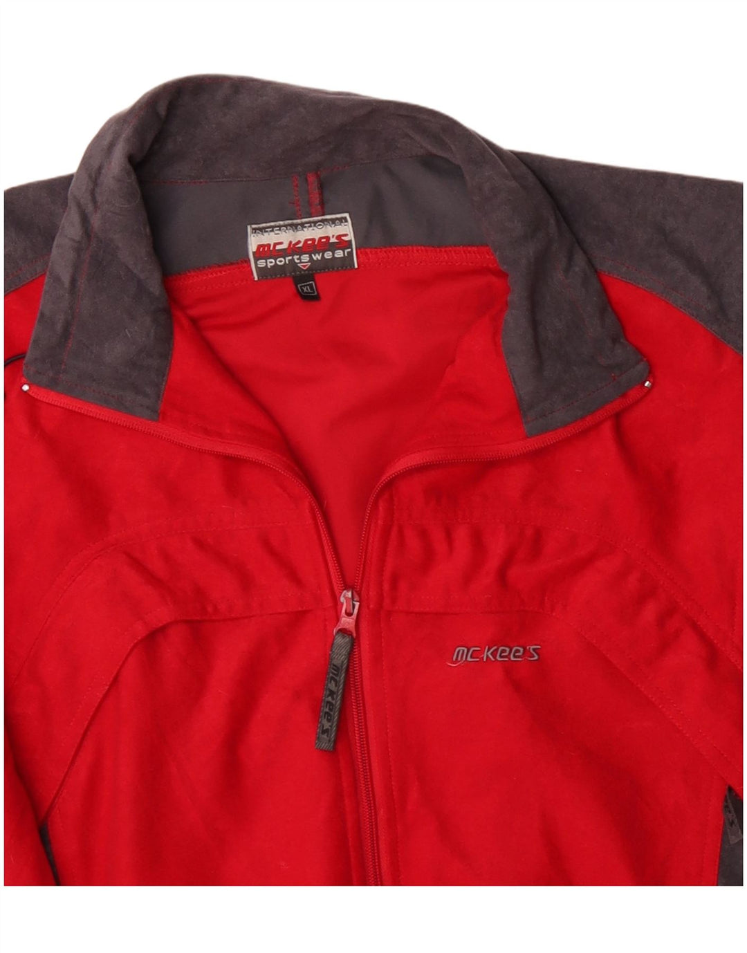 Giacca da tuta da uomo di MC Kee XL Poliestere color block rosso