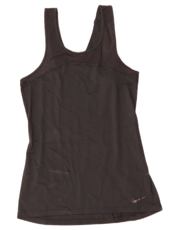 NIKE Damevest Top UK 8 Lille sort polyester