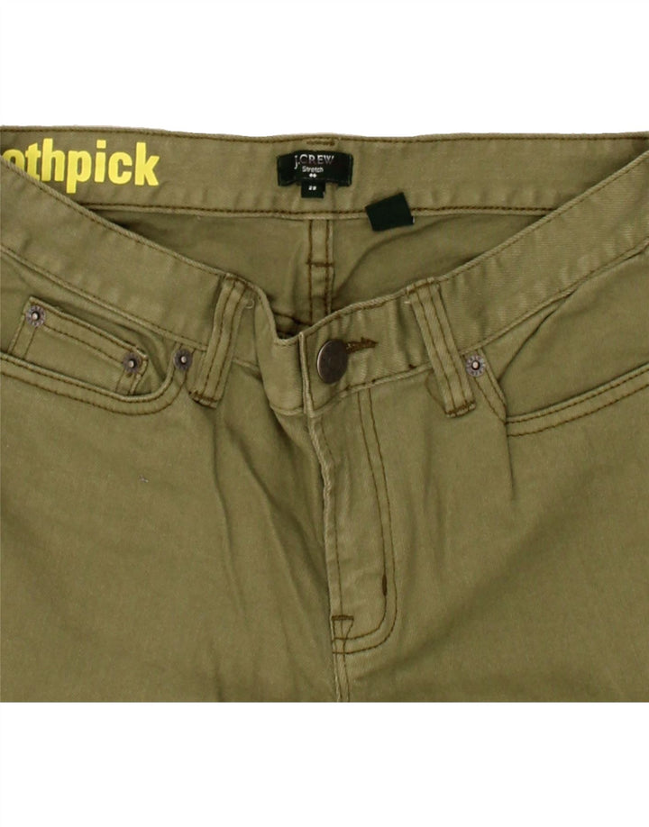 J. CREW Womens Slim Jeans W28 L28 Khaki Cotton Vintage J. Crew and Second-Hand J. Crew from Messina Hembry 