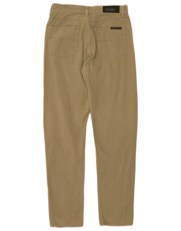 Pantaloni casual slim da uomo Henry Cottons W31 L31 cotone kaki