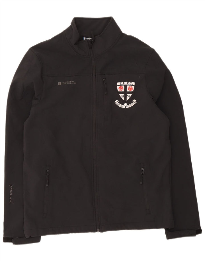 Mountain Warehouse Mens Graphic Windbreaker Jacket UK 38 Medium Black
