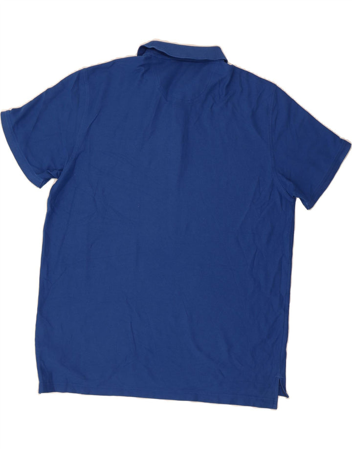 IZOD Mens Polo Shirt 2XL Blue Cotton Vintage Izod and Second-Hand Izod from Messina Hembry 