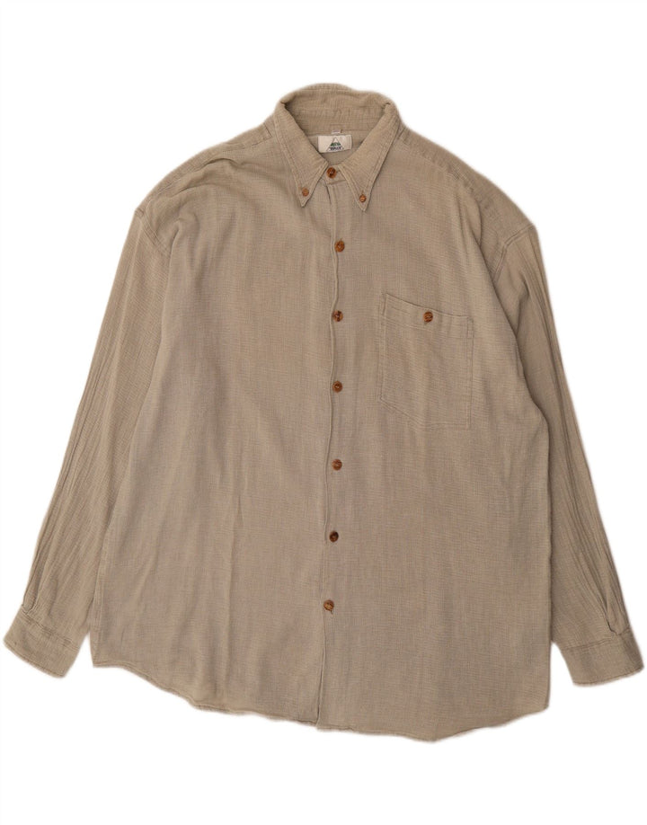 C&A Mens Shirt Size 43/44 XL Grey Cotton Vintage C&A and Second-Hand C&A from Messina Hembry 