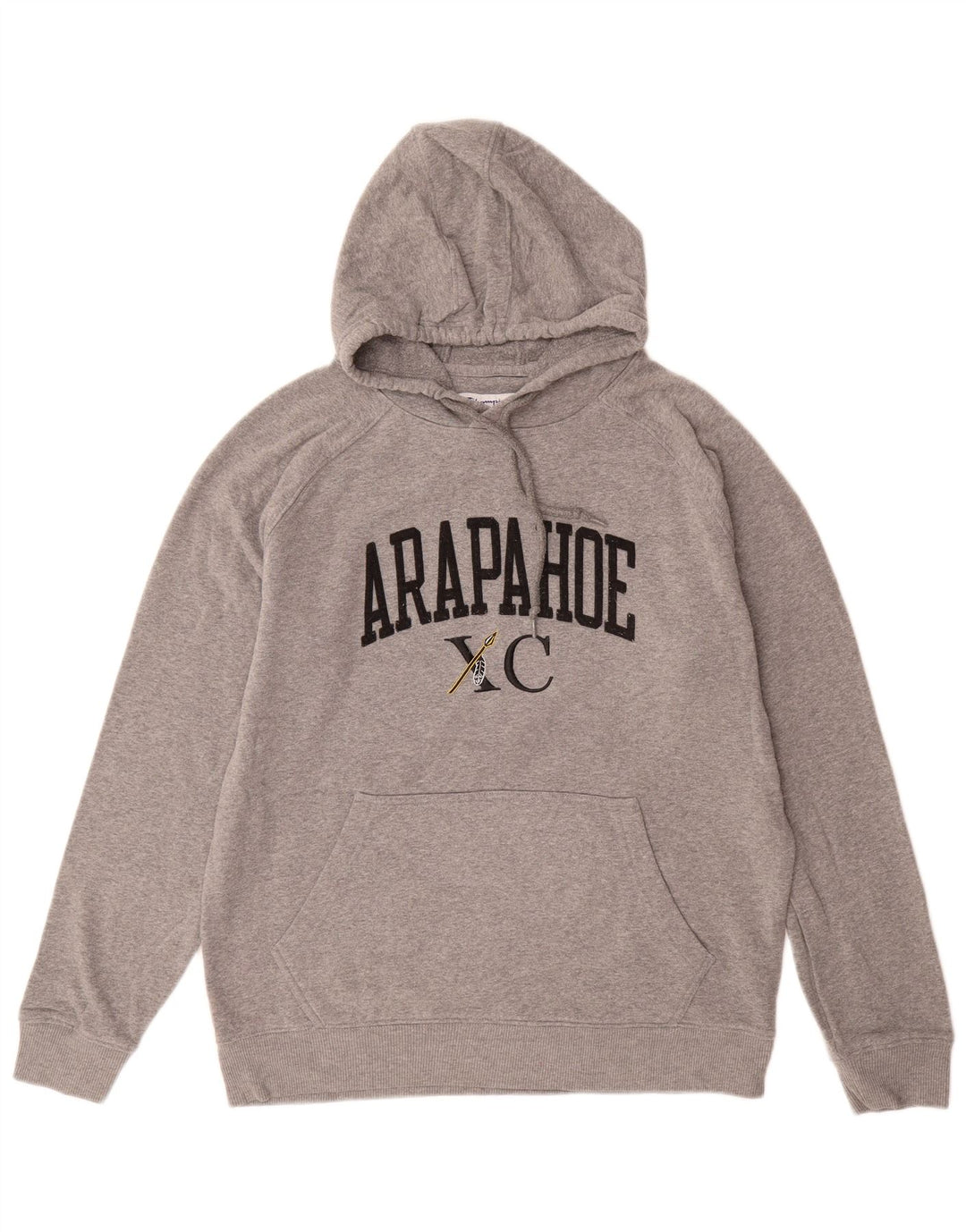 CHAMPION Mens Arapahoe Graphic Hoodie Jumper Medium Grey Polyester
