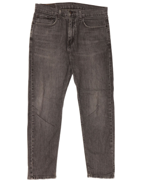 Levi's Mens 502 Hi-Ball Tapered Jeans W34 L29 Γκρι βαμβακερό