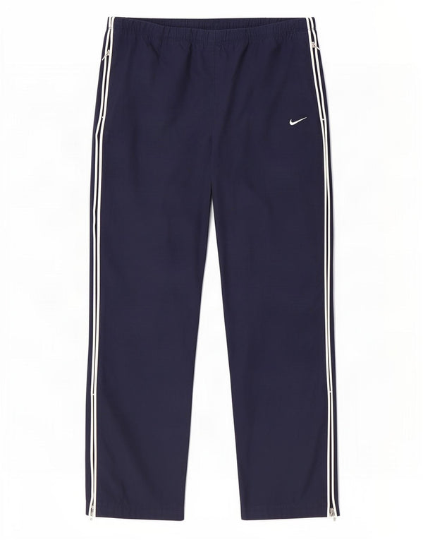 Damskie spodnie dresowe Nike UK 14/16, duże granatowe, poliestrowe