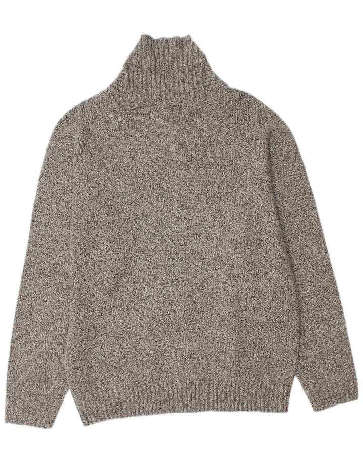 Marks & Spencer Mens Shawl Neck Jumper Sweater Medium Grey Flecked