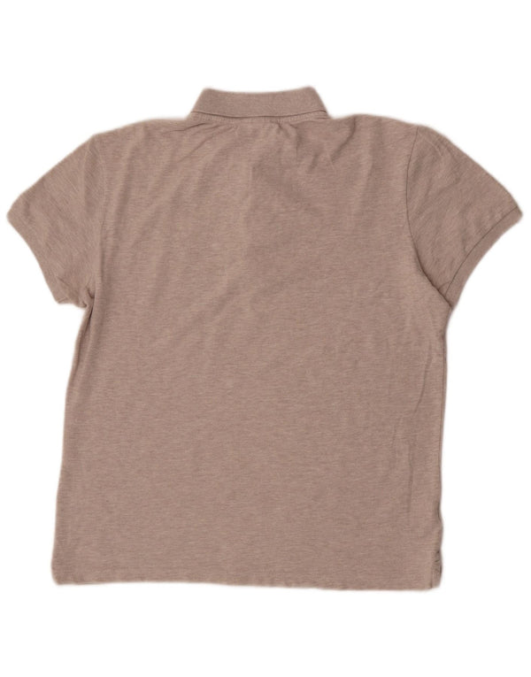 Polo da uomo slim fit Lacoste taglia 5 grande in cotone beige