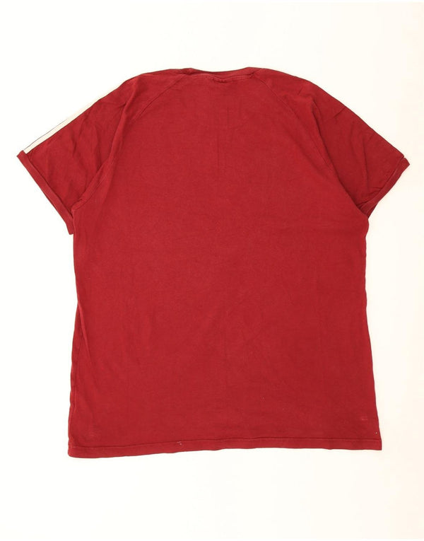 Camiseta masculina Adidas Top XL algodão vermelho