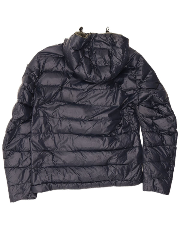 Blauer Veste matelassée à capuche pour homme UK 40 Large Bleu Marine Polyamide