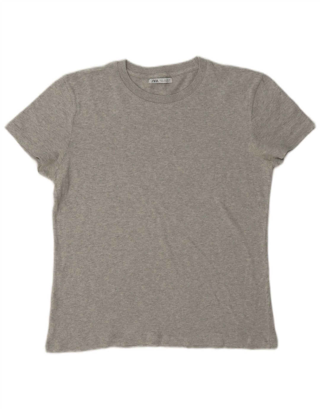 Zara T-Shirt Homme Haut Petit Gris