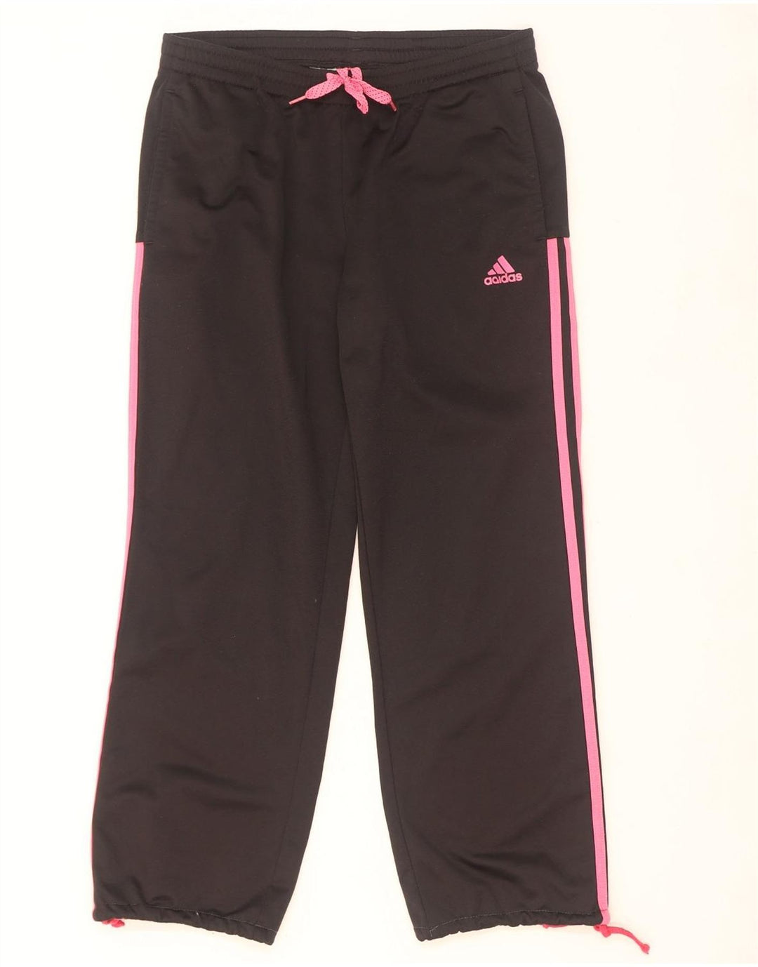 Adidas Graphic Full Tracksuit UK 12/14 Medium Black Polyester